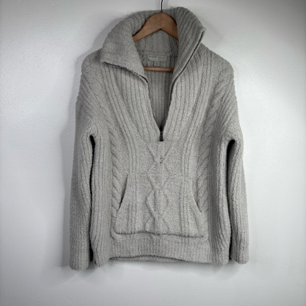 Barefoot Dreams Soft Cream Cowl Neck Sweater